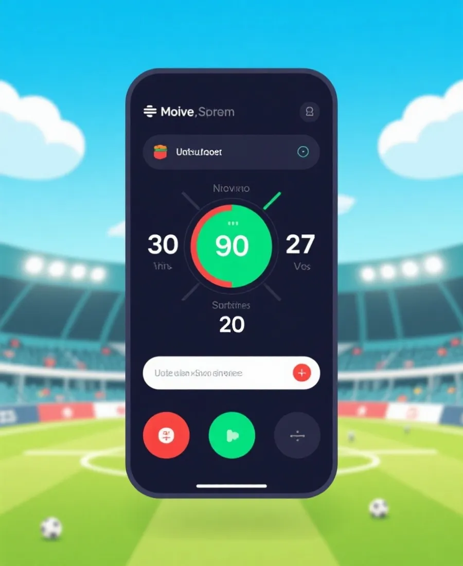 世界杯即時比分通知介面示意